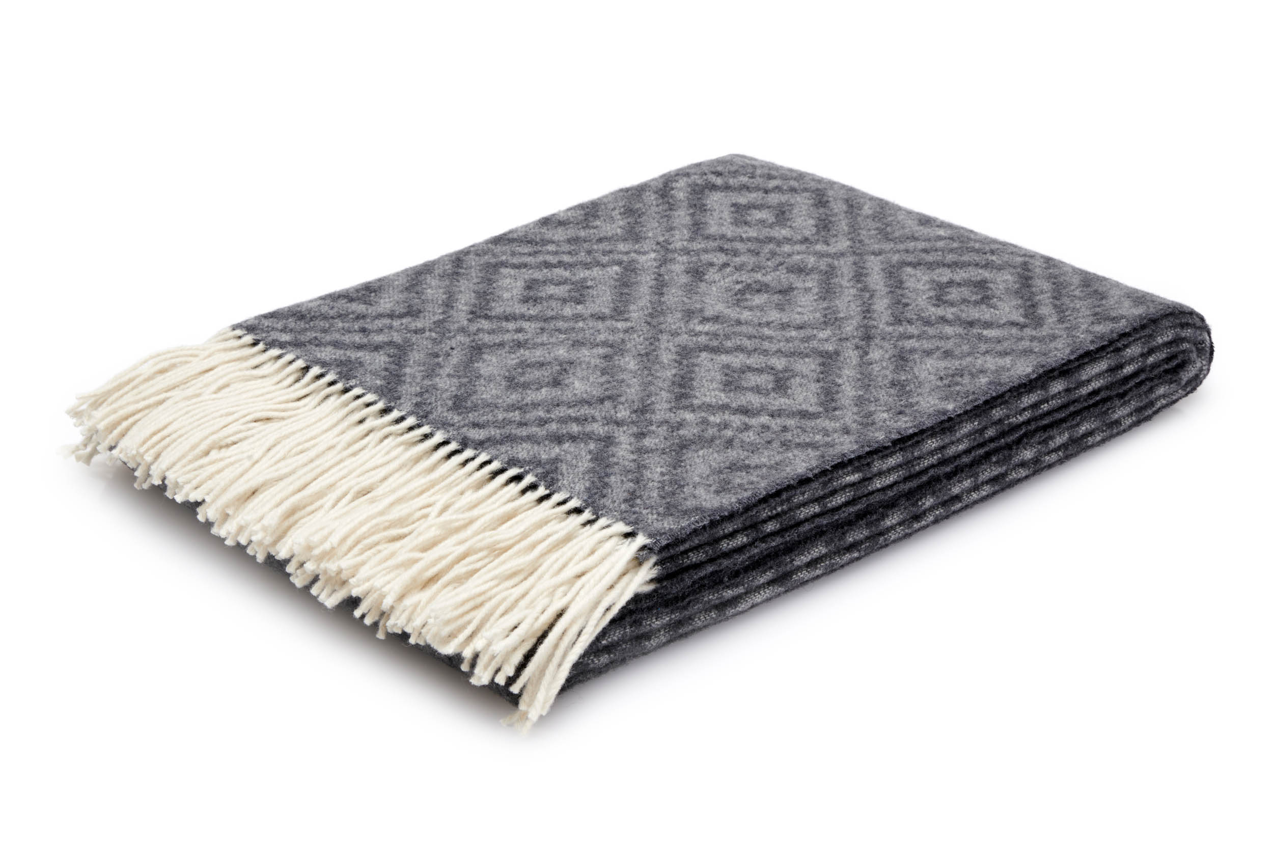 Cashmere Throw Kristina Grigio Medio Pantone8-5203